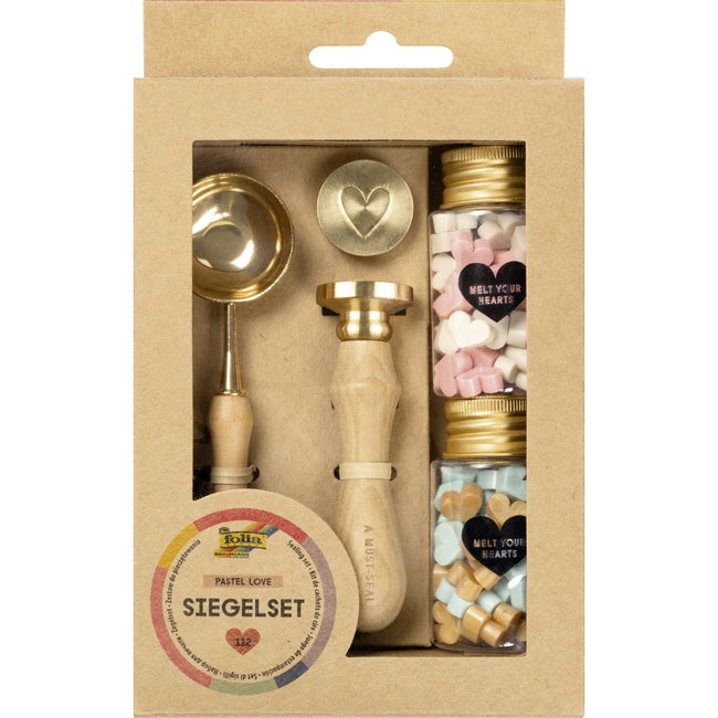 Folia Paper - Wax set folia pastel love