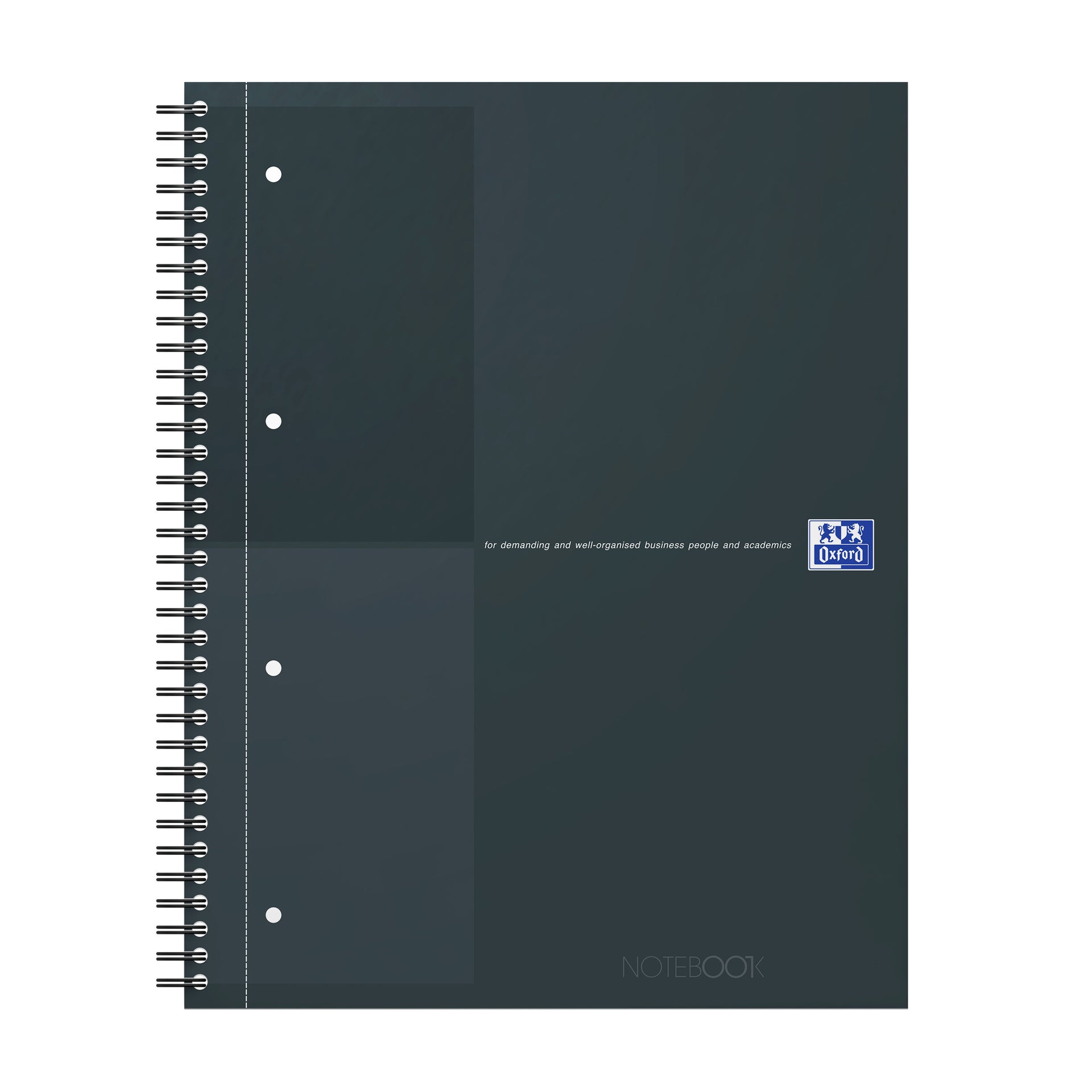 Oxford - Spiral blk oxf international notebk a4+ linea nera | 5 pezzi