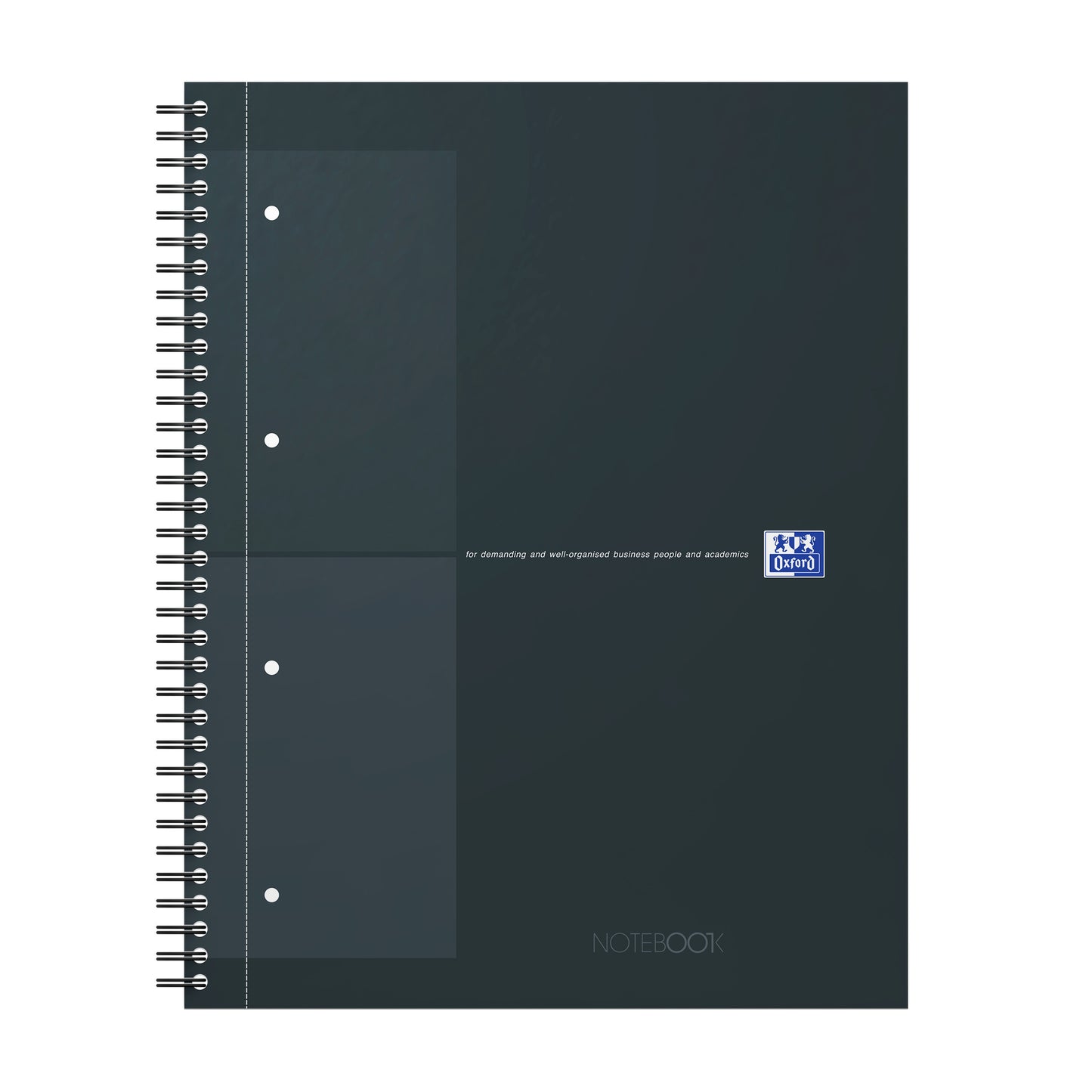 Oxford - Spiral blk oxf international notebk a4+ rt 5x5 black | 5 pieces