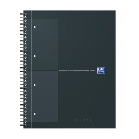 Oxford - Spiral blk oxf international notebk a4+ rt 5x5 nero