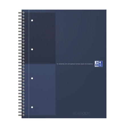 Oxford - Blocco a spirale oxf international notebk a4+ linea blu