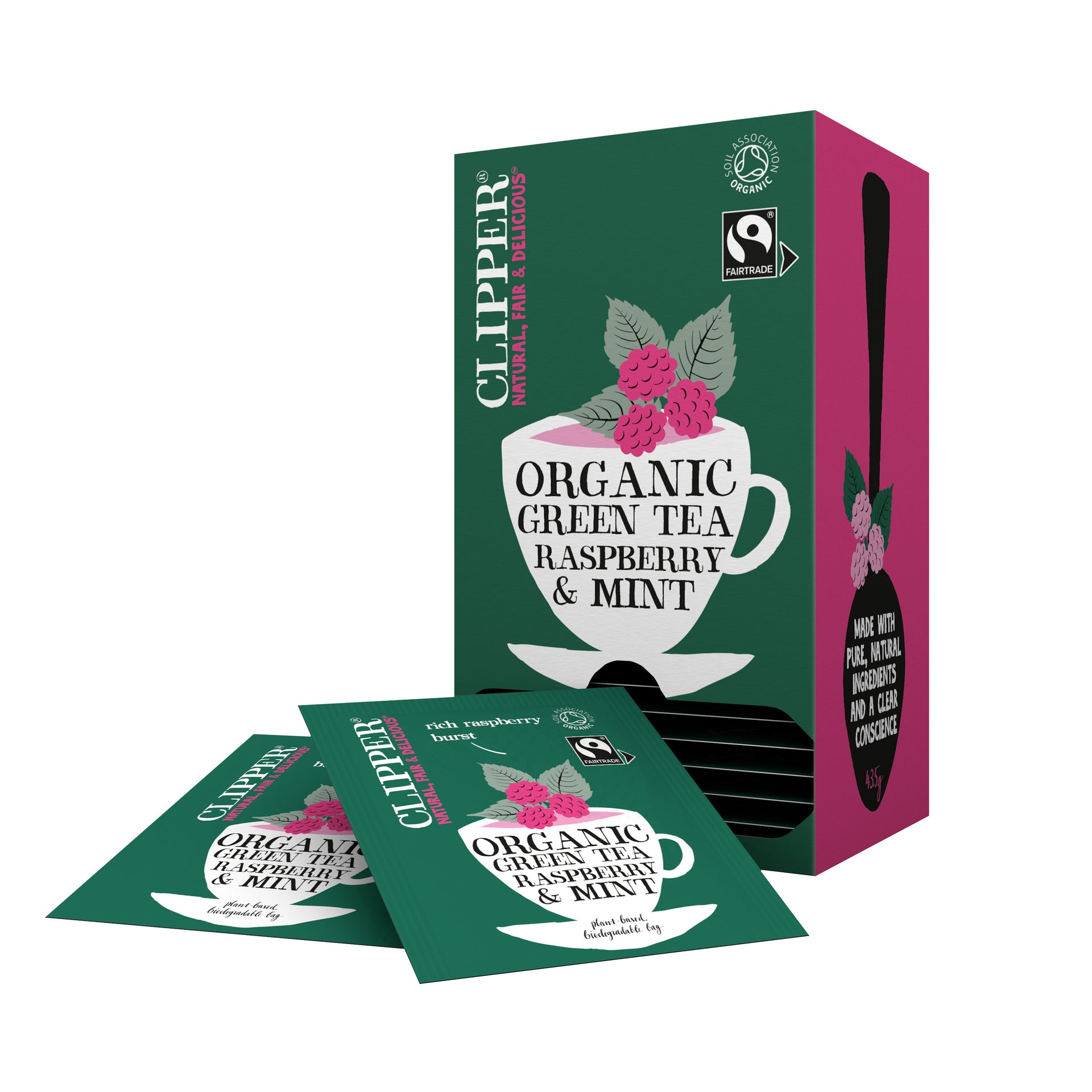 Clipper - Cranberry and raspberry organic