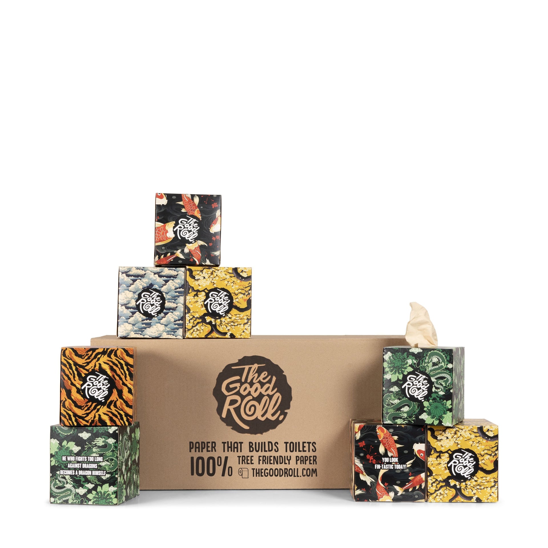 The Good Roll -  Facial tissues tgr happy tissue 3laags 60 vel