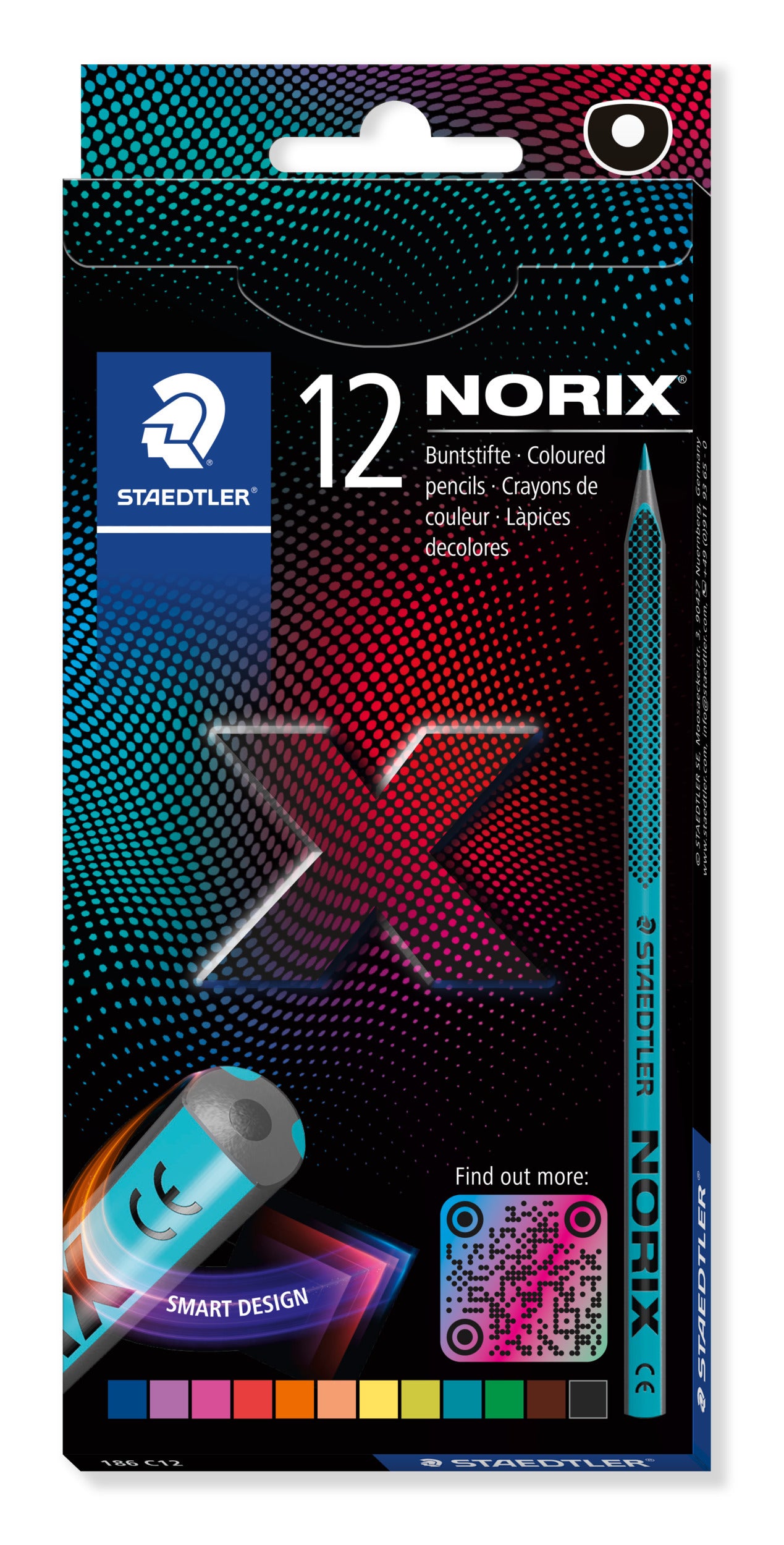 Staedtler -  Kleurpotlood norix set 12 kleuren | 10 stuks