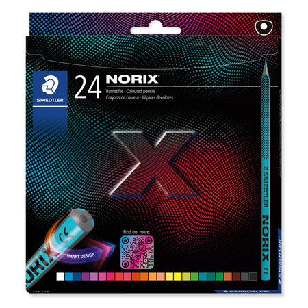 Staedtler - Lápices de colores norix set 24 colores | 5 piezas