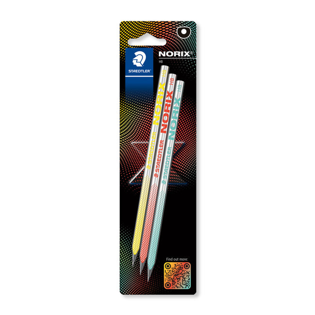 Staedtler - Lapiz grafito norix blister 3 piezas hb
