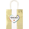 Folia Paper - Borsa regalo folia gold kraft 18x21x8cm 7 pezzi