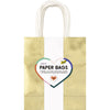 Carta Folia - Borsa regalo Folia oro kraft 24x31x12 cm 20 pezzi