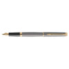 Waterman - Penna stilografica hemisp fashion gt m grigio metallizzato