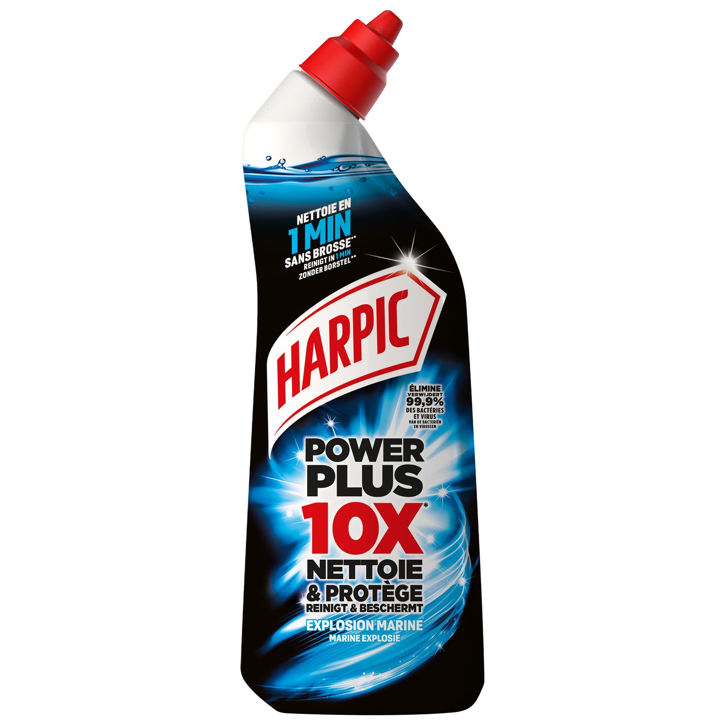 Harpic - Detergente per WC PowerPlus Marine 750ml