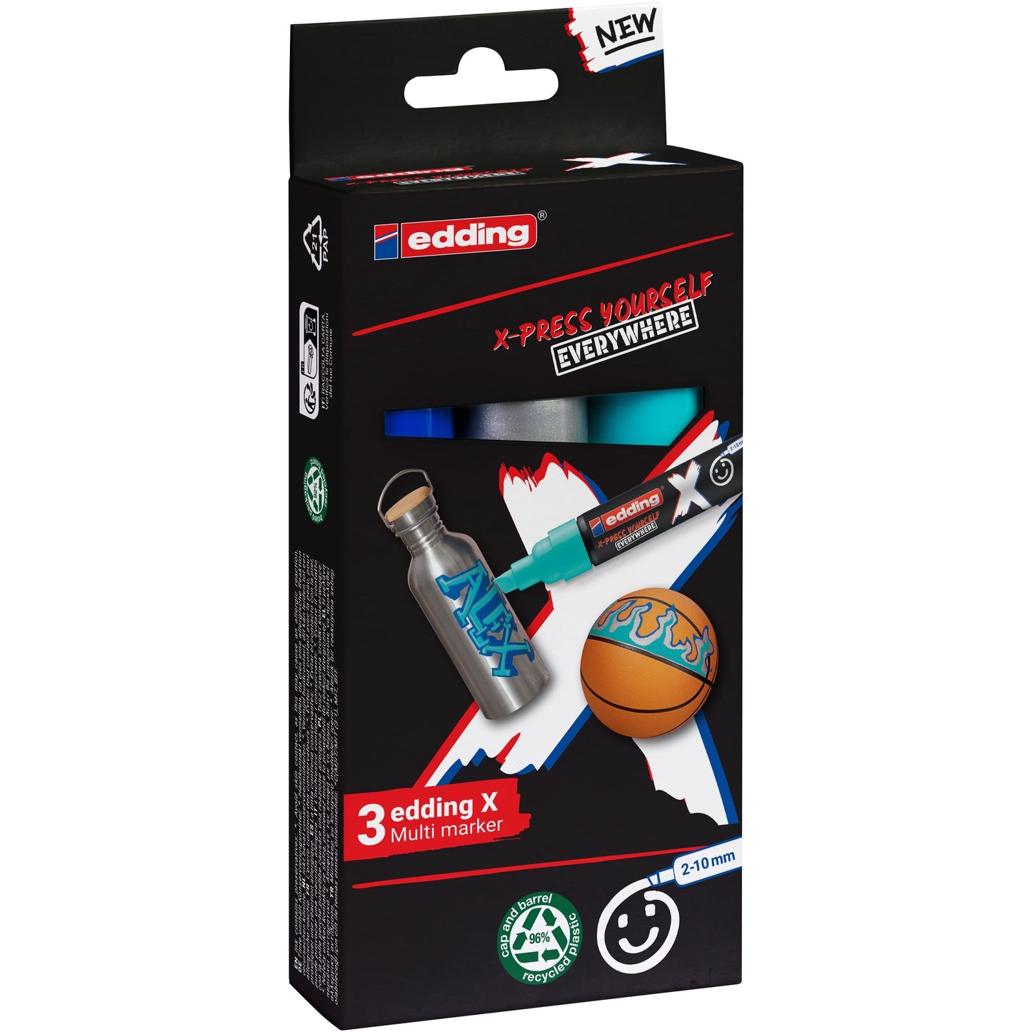 Edding -  6900 x multi m. 3pcs set ocean col.