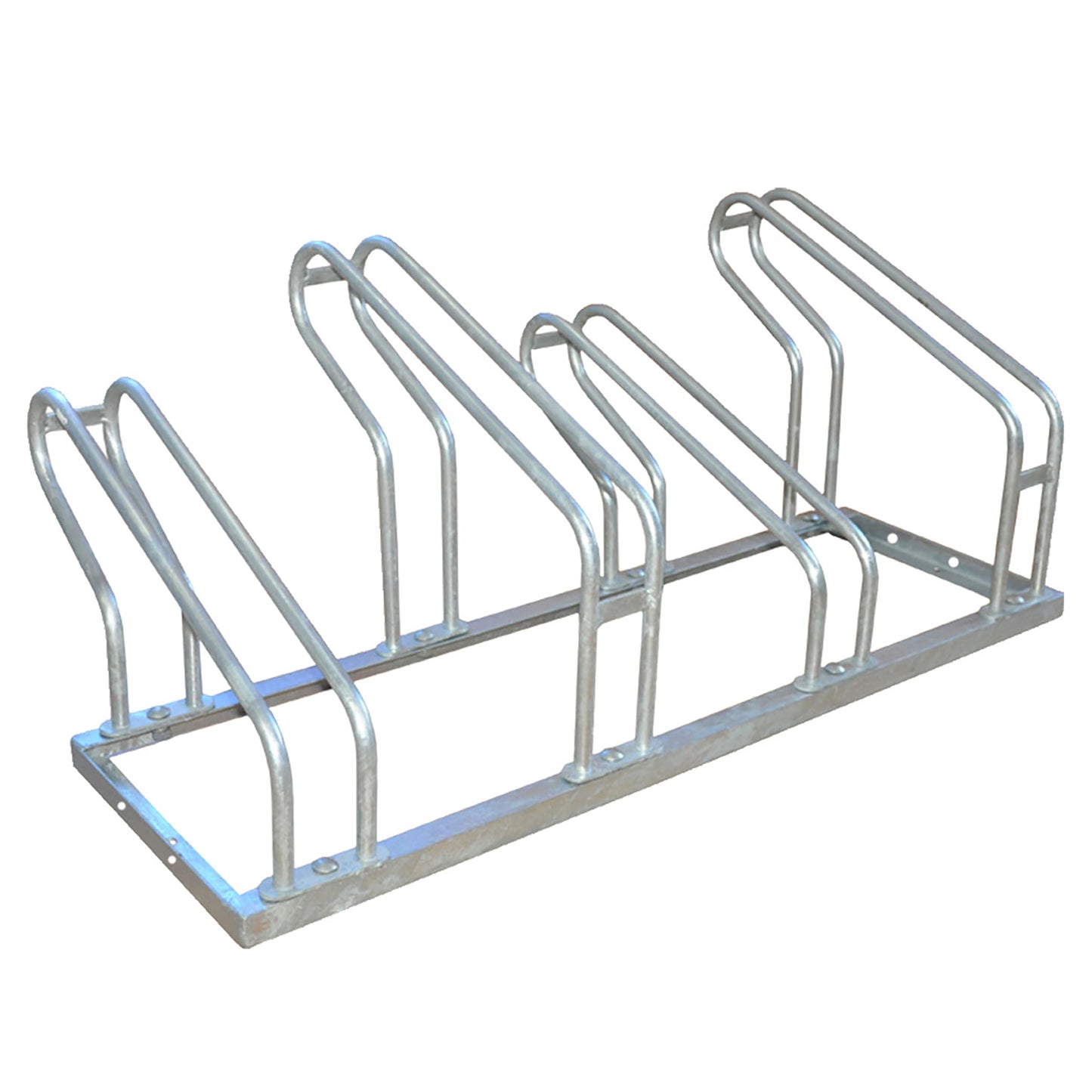 BRASQ – Fahrradständer für 4 Fahrräder bs400 silber