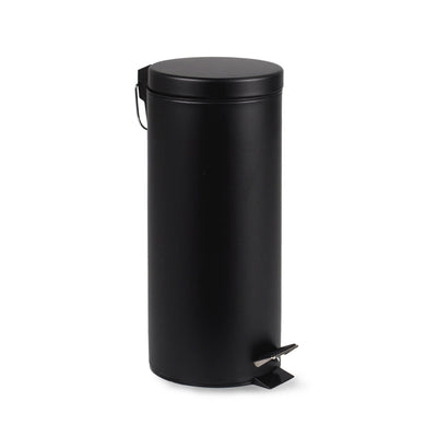 BRASQ - Papelera con pedal 30 litros negro