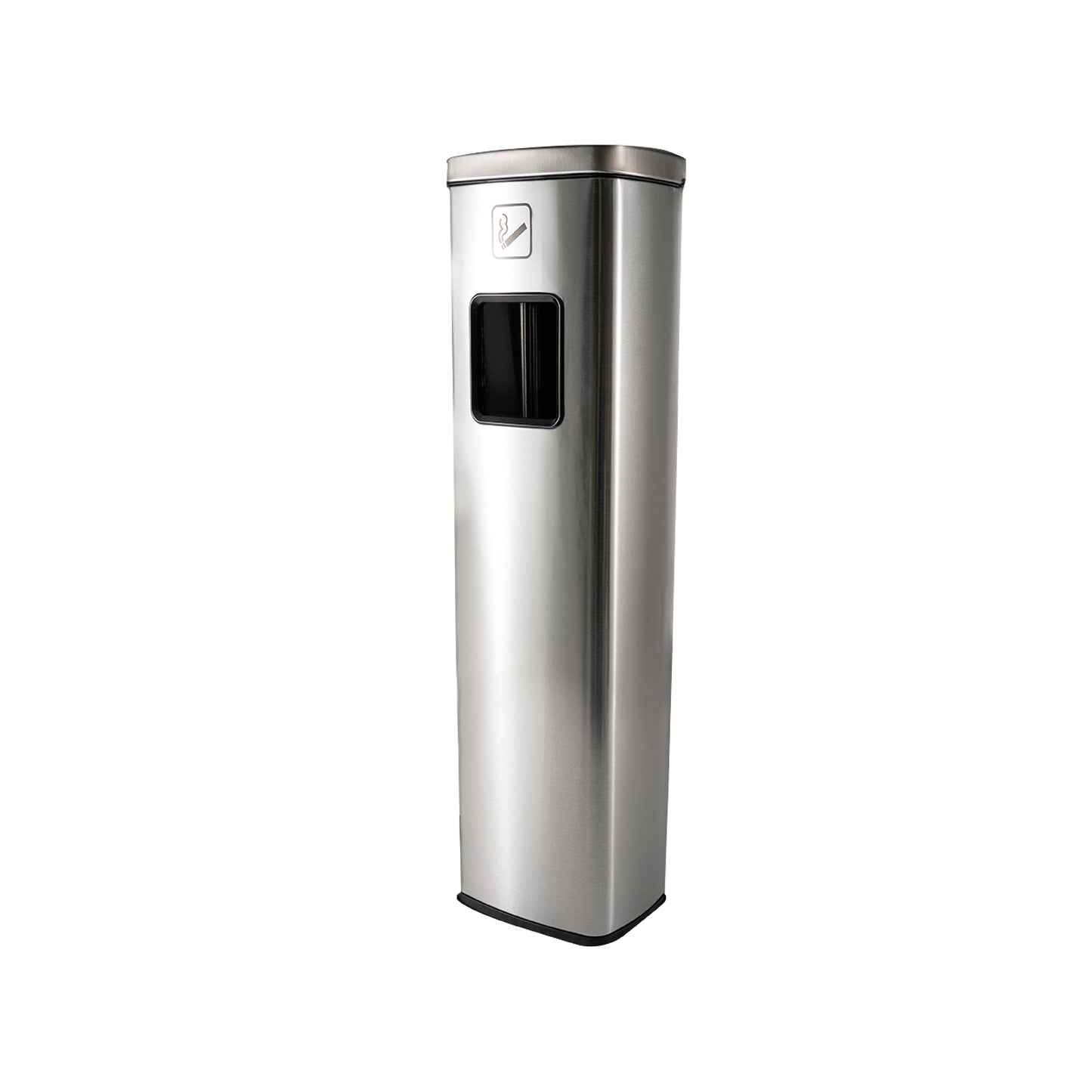 Brasq -  Afvalbak met asbak  20 liter at400 rvs