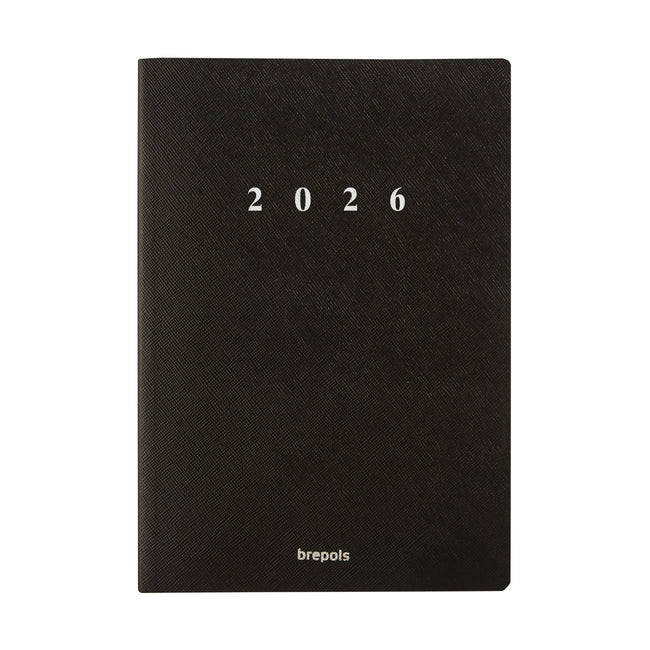 Brepols - Agenda 2026 essential 7d/2p urban black