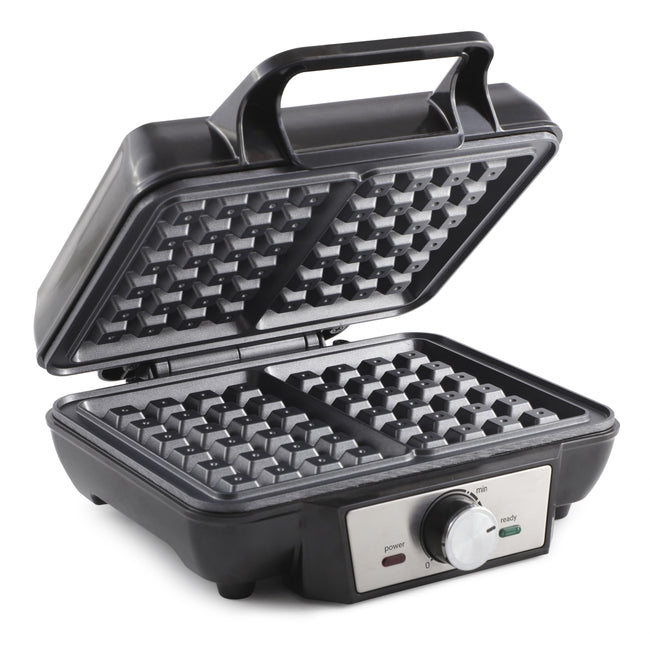 Tomado - Macchina per cialde per 2 waffle nere