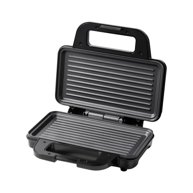 Tomado - Parrilla Panini acero inoxidable negro