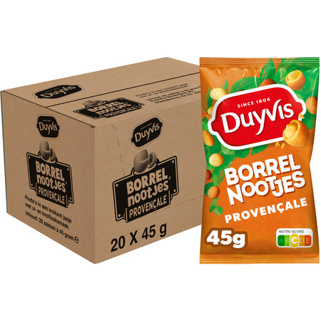 Duyvis -  Borrelnootjes  provencale zak 45gr