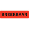 IEZZY -  Waarschuwingsetiket breekbaar 75mmx20mm 500 stuks