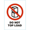 IEZZY -  Waarschuwingsetiket do not top load 500 stuks