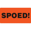 IEZZY -  Waarschuwingsetiket spoed 500 stuks