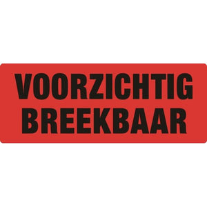 IEZZY - Warnschild vorsichtig zerbrechlich 500 Stück | 10 Stück