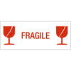 IEZZY -  Waarschuwingsetiket glas fragile 150mmx60mm 500 stuks