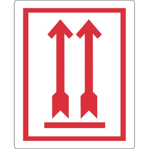 IEZZY - Warnschild Pfeil nach oben rd 500 Stück