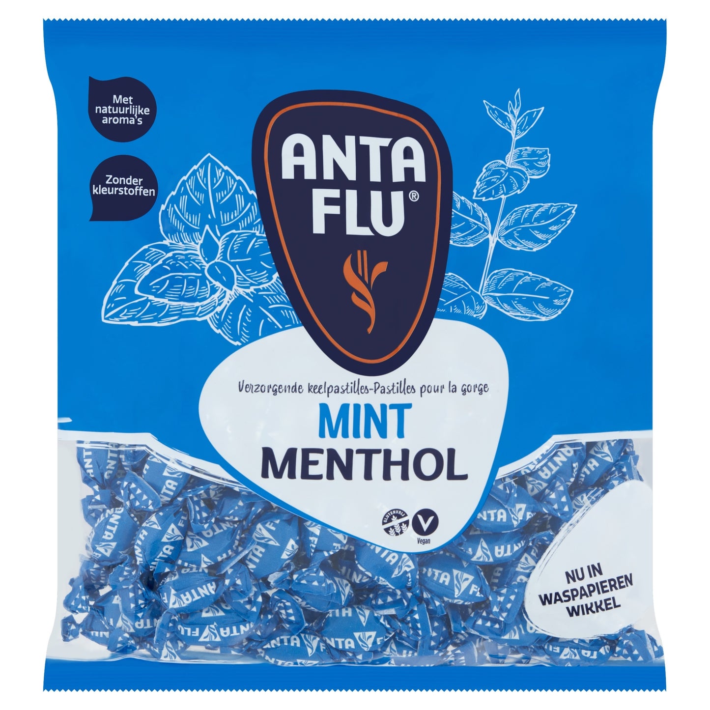 Anta Grippe - Halspastillen Minze Beutel 1 Kilogramm | 5 Stück