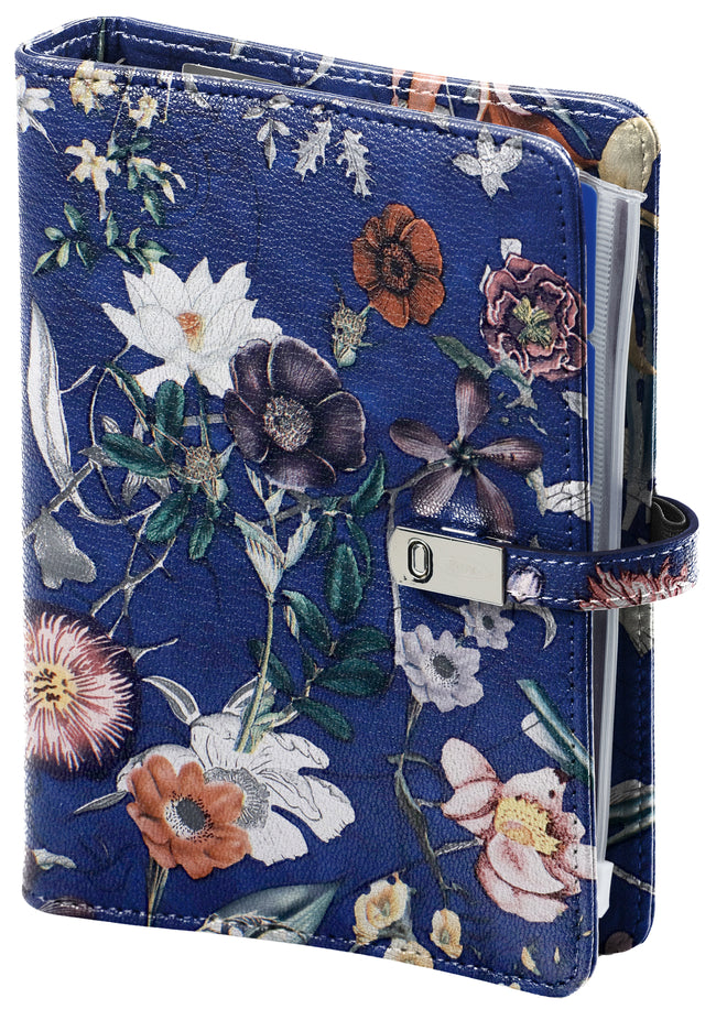 Kalpa -  Organizer Personal inclusief agenda 2025/26 7dagen/2pagina's bloemenzee blauw