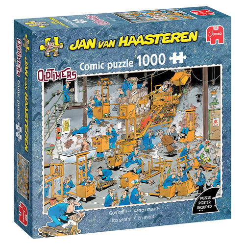 Jan van Haasteren - Chariot à puzzle JvH Oldtimer ! 1000 pièces
