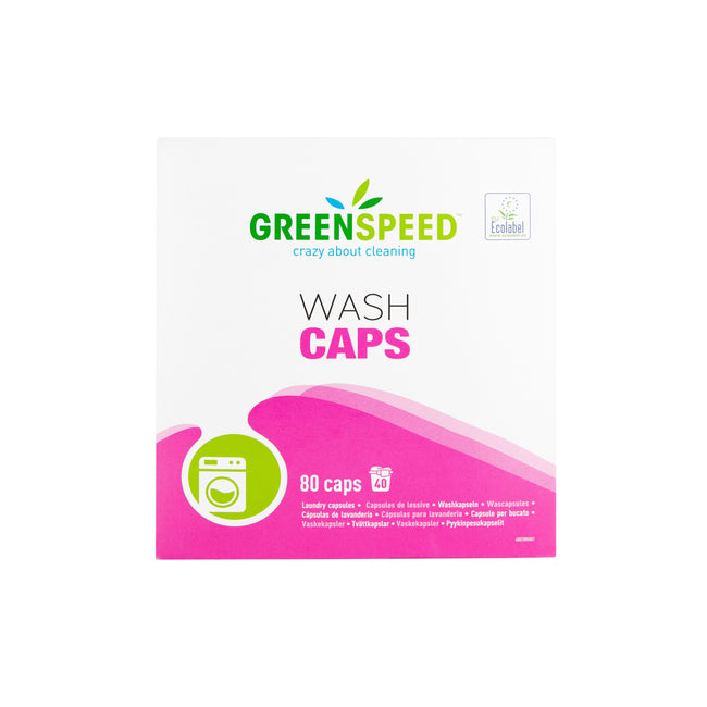 Greenspeed -  Wasmiddel Wash Caps universeel 80 stuks