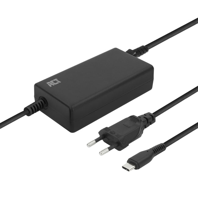 ACT - Cargador de portátil USB-C con perfiles de entrega de energía 65w