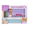 Talens -  Journal royal set 8delig paars