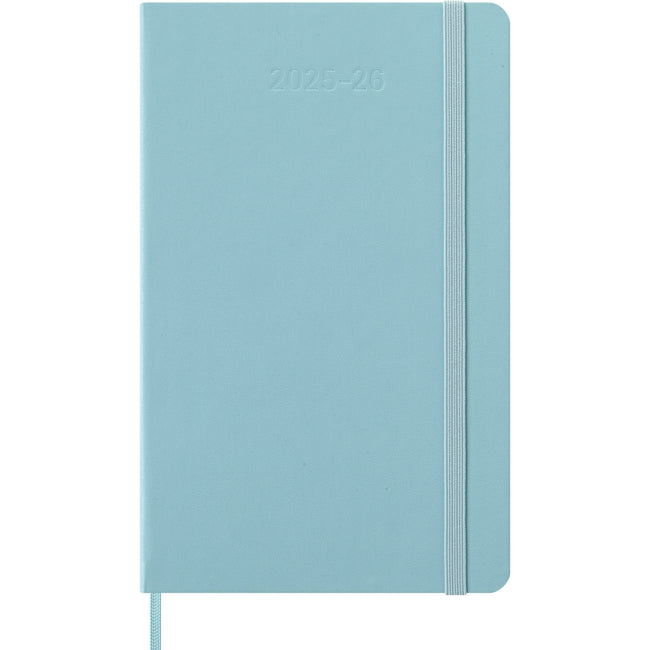 Moleskine - Agenda 2025/2026 18M Agenda Hebdomadaire 7 jours/1 page grand hc aigue-marine