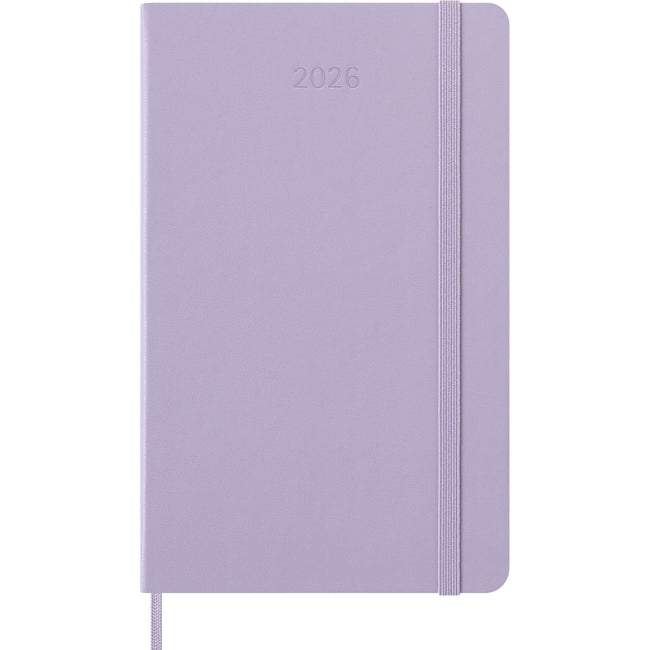 Moleskine - Agenda 2026 msk plan daily 1d/1p l hc lilla pastello