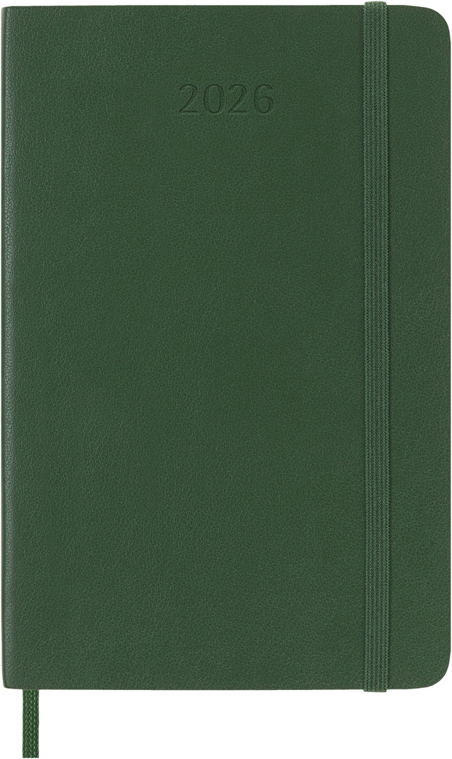 Moleskine -  Agenda 2026 12M Planner Weekly 7dagen/1pagina pocket sc myrtle green