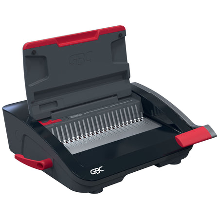 GBC -  CombBind CB20 Kambindmachine 240 vel Zwart, Rood