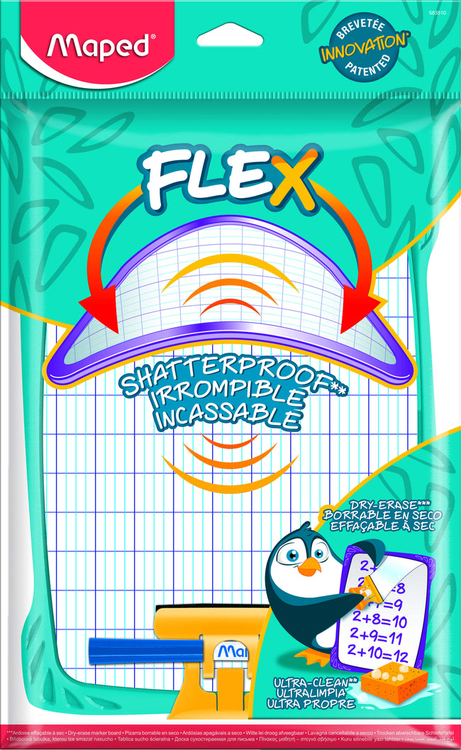 Maped - Pizarra blanca flex irrompible surtida