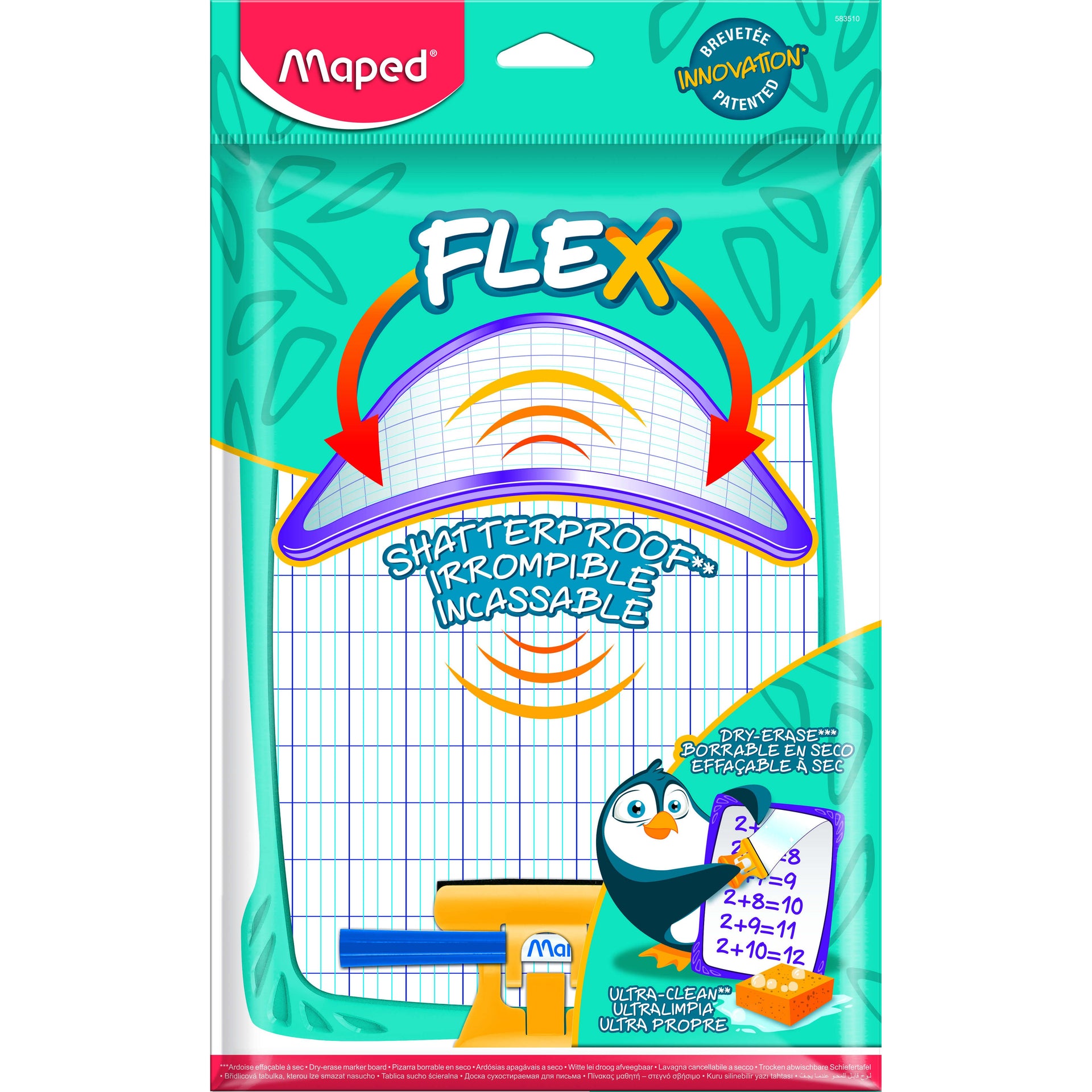 Maped - Pizarra blanca flex irrompible surtida