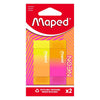 Maped -  Gum Neon set à 2 stuks assorti
