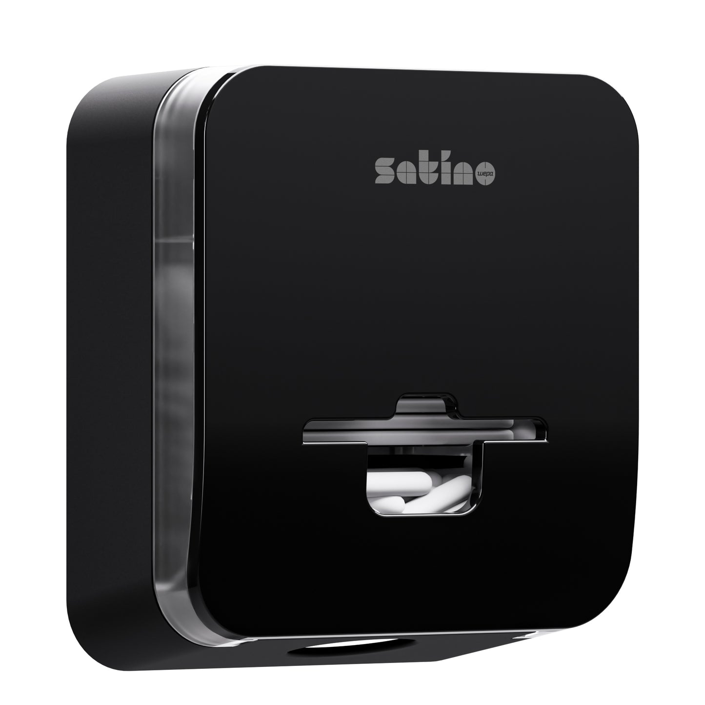 Satino by WEPA - Dispensador de higiene femenina satino fc1 hyginity negro