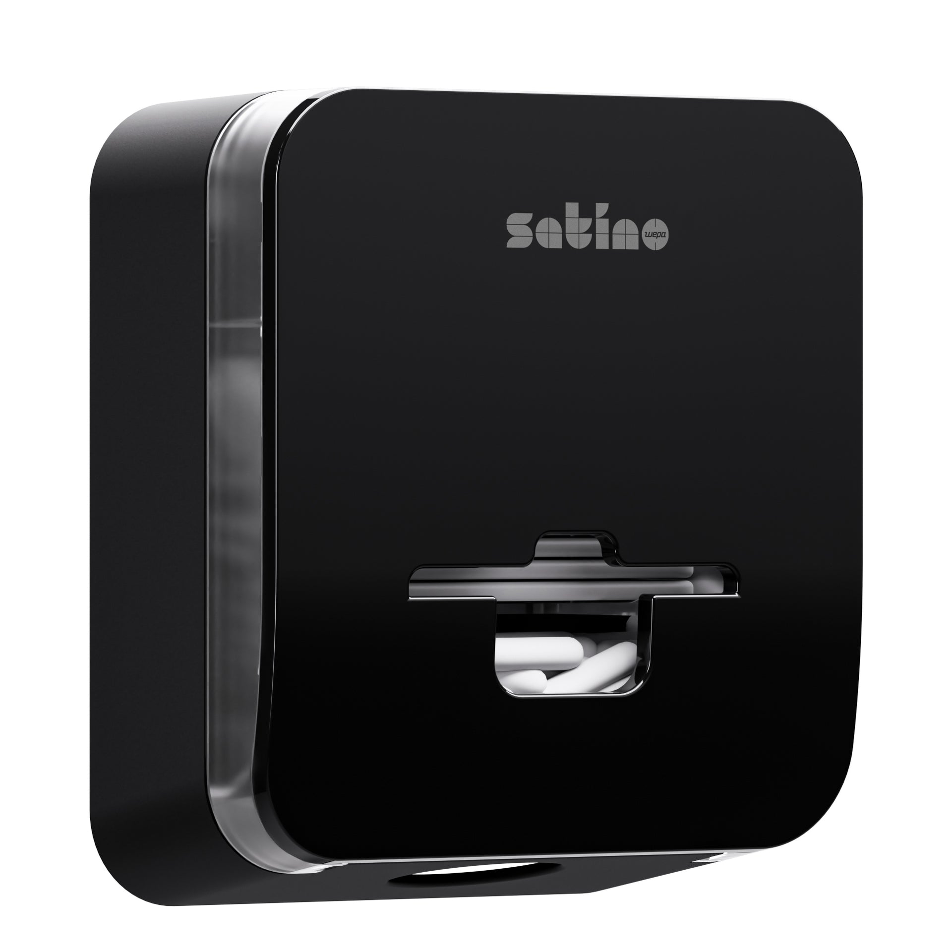 Satino by WEPA - Distributore di igiene femminile satino fc1 hyginity nero
