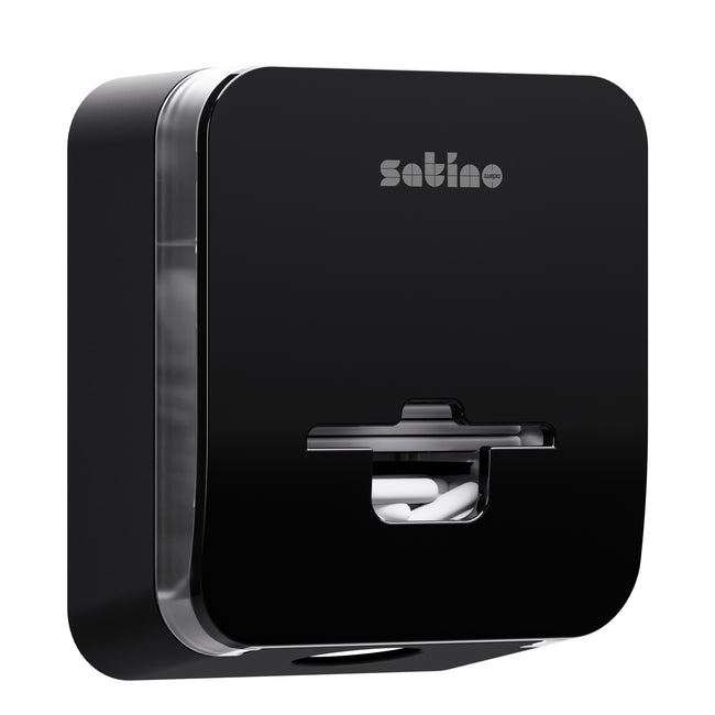 Satino by WEPA - Dispensador de higiene femenina satino fc1 hyginity negro