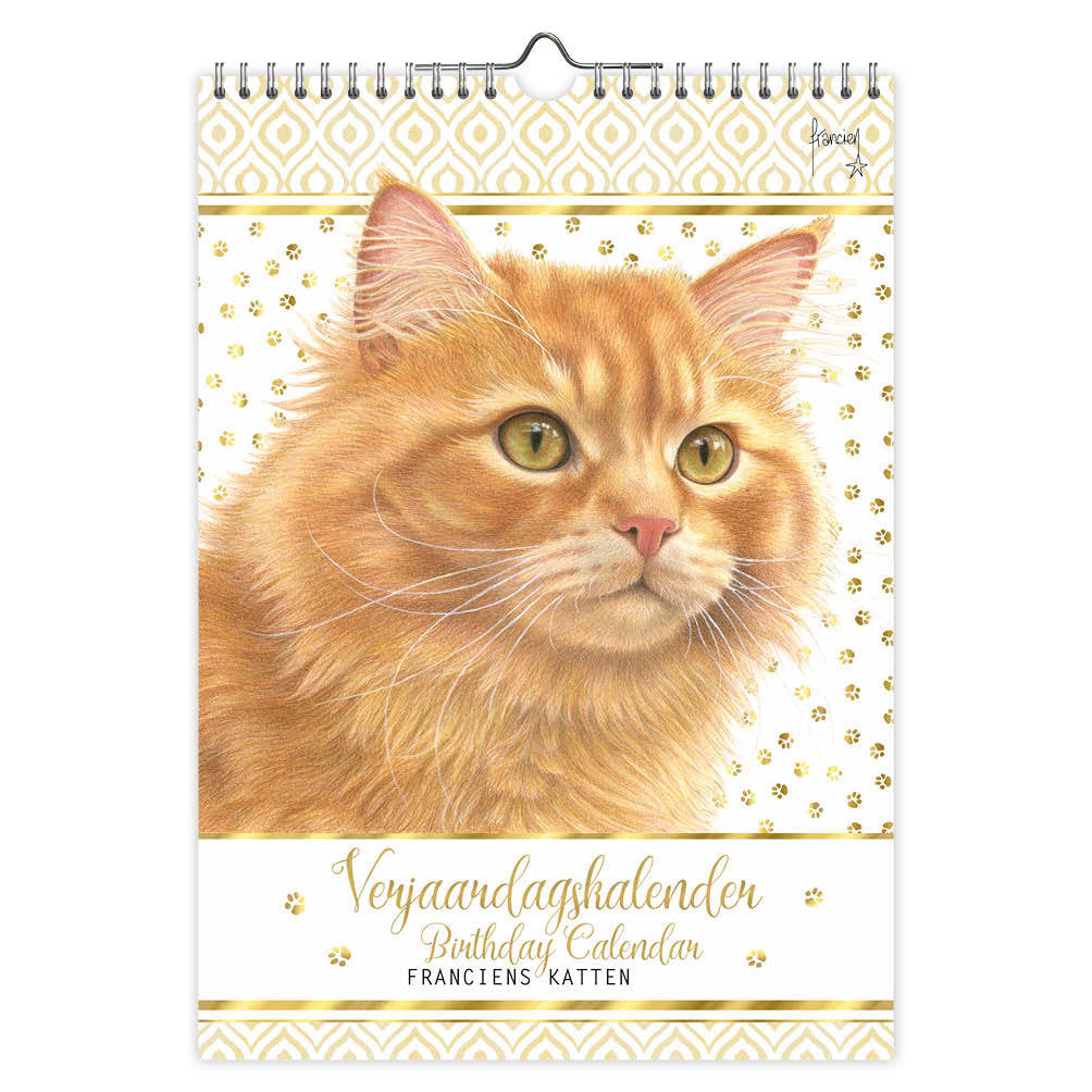 Chats Franciens - Calendrier d'anniversaire Jeroen A4