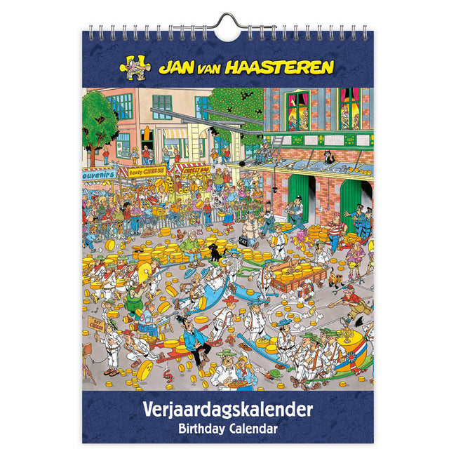 Jan van Haasteren - Calendrier d'anniversaire a4 | 3 pièces