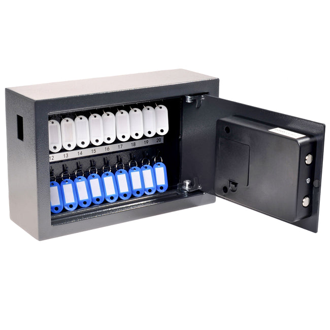 Pavo - Armadietto portachiavi alto e avanzato con 20 ganci