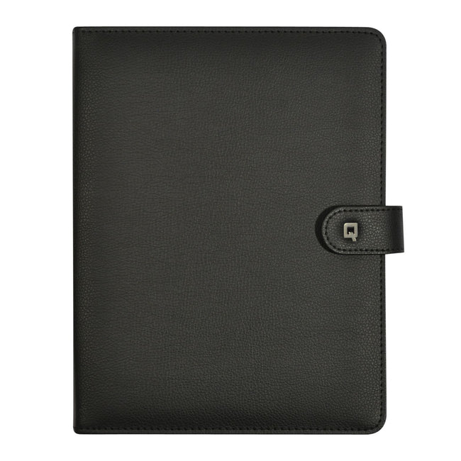 Desq - Carpeta de escritura para tablet 7-10 con cierre clip negro