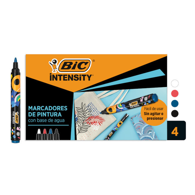 Bic - Paint marker intensity assorted 4 pieces