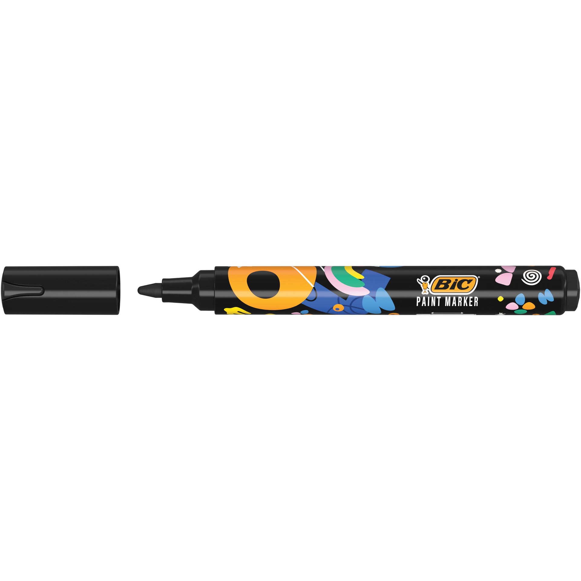 Bic - Pennarello a vernice intensità nero | 12 pezzi